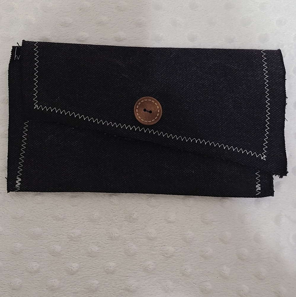 Upcycled Denim One-of-a-kind Bag/Clutch/Purse